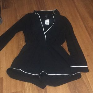 Black short jumpsuit